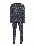 Name It - Nkmnightset Dark Sapphire Space Noos - Pidžaamakomplektid - 98-104
