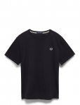 Fred Perry - Crew Neck T-Shirt - L&uuml;hikeste varrukatega - M