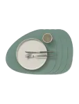 LIND DNA - 4-Set Table Mat Curve L Nupo - Lauamatid - 37X44CM