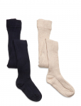 Minymo - Stocking - Solid Rib 2-Pack - Sukkp&uuml;ksid - 140\146