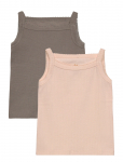 Copenhagen Colors - Rib Jersey 2-Pack Strap Tops - Alusp&uuml;ksid - 116