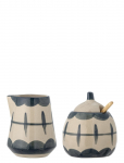 Bloomingville - Allium Milk Jug & Sugar Bowl - Suhkrukausid - ONE SIZE