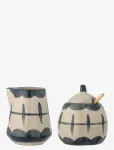 Bloomingville - Allium Milk Jug & Sugar Bowl - Suhkrukausid - ONE SIZE