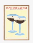 PSTR Studio - Pstr Studio - Pstr Studio X Elin Pk -  Espresso Martini - Food - 50X70CM