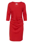 Kaffe - Kaindia V-Neck 3/4 Sl Dress - L&uuml;hikesed kleidid - XS