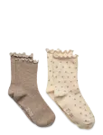 Minymo - Socks W. Lettuce Edge (2-Pack) - Sokid - 23\26