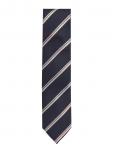Lindbergh Black - Polyester Tie With Stripe 7 Cmpolyester Tie With Stripe 7 Cm - Lipsud - ONE SIZE