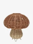 OYOY MINI - Mushroom Rattan Night Light - &Ouml;&ouml;lambid - 15X15CM