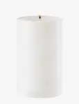 UYUNI Lighting - Outdoor Led Pillar Candle, White, 8,4X15 Cm - Plokkk&uuml;&uuml;nlad - H15CM