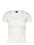 Gina Tricot - Rib Short Sleeve Top - L&uuml;hikeste varrukatega - XL