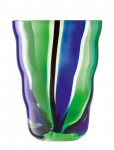 LSA International - Dricksglas Folk Black/Blue/Green Set 2 Lsa - Joogiklaasid - 28 CL