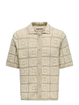 ONLY & SONS - Onsbart Rlx 5 Ss Shirt Knit Noos - L&uuml;hikeste varrukatega kootud polos&auml;rgid - L