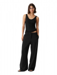 Weekday - Low-Waisted Loose Fit Suit Trousers - Lai jalg - 36