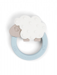 Done By Deer - Teether Sheepy Blue - Hammaste tuleku m&auml;nguasjad - 7X 8.5X 2.5CM