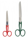House Doctor - Saks, Hdscissors, R&oslash;d;Gr&oslash;n - K&auml;&auml;rid - ONE SIZE
