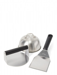 Satake - Smash Burger Set Stainless Steel, Black Handle - Grillitarvikud - H 40CM