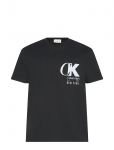 Calvin Klein - Ss 20S Eu Ck Overlap Graphic Tee - L&uuml;hikeste varrukatega - L