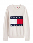 Tommy Jeans - Tjm Reg Melange Flag Sweater - &Uuml;mara kaelusega - XS