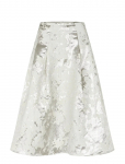 STINE GOYA - Metallic Woven Jacquard, Voluminous Midi Skirt - P&otilde;lveni ja midiseelikud - S