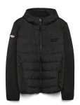 Superdry - Hooded Storm Knit Hybrid Jkt - Polsterdatud jakid - XL