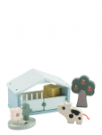 Done By Deer - Tiny Farm Play Set Dotti Colour Mix - Puidust kujud - ONE SIZE