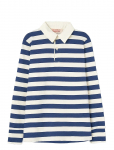 THE ANIMALS OBSERVATORY - Stripes Navy Eel Polo Shirt - Pikkade varrukatega polos&auml;rgid - 8 Y
