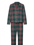 Hunkem&ouml;ller - Pj Ls Flannel Twill Check - Pidžaamad (komplektid) - S