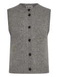 Weekday - Knitted Buttoned Wool Blend Vest - Kootud vestid - S