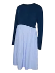 Mamalicious - Mlannie June Ls Mix Abk Dress 2F - L&uuml;hikesed kleidid - S