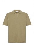Knowledge Cotton Apparel - Knitted Polo - L&uuml;hikeste varrukatega - XXL