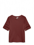 Vero Moda - Vmivacy 2/4 O-Neck Top Jrs Btq - L&uuml;hikeste varrukatega - XL