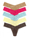 Hanky Panky - Hanky Panky Multi Pack - Signature Lace Low Rise Thong - 5 Pack - Stringid - ONE SIZE