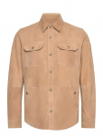 Polo Ralph Lauren - Reversible Suede-Taffeta Shirt Jacket - Nahk - XL