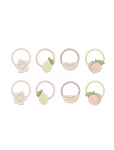 Mimi & Lula - 8 Ponies - Mini Citrus Peaches And Cream - Juuksekummid - ONE SIZE