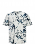 Jack & Jones - Jjhonolulu Aop Tee Ss Crew Neck - L&uuml;hikeste varrukatega - XXL