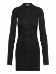 Weekday - Long-Sleeved Popper Mini Dress - L&uuml;hikesed kleidid - XS