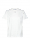 GANNI - Basic Jersey Emballished Relaxed T-Shirt - L&uuml;hikeste varrukatega - M