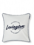 Lexington Home - White Logo Organic Cotton Twill Pillow Cover - Padjap&uuml;&uuml;rid - 50X50