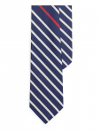 Polo Ralph Lauren - Striped Silk-Cotton Mogador Tie - Lipsud - ONE SIZE