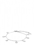 Timi Of Sweden - Liv - Coin Charm Bracelet Stainless Steel - K&auml;eketid - ONE SIZE 17 cm