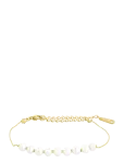 Timi Of Sweden - Loanna - Delicate Pearl Bracelet Stainless Steel - P&auml;rlitega k&auml;ev&otilde;rud - ONE SIZE 40 cm