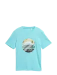Tom Tailor - Photoprint T-Shirt - L&uuml;hikeste varrukatega - S