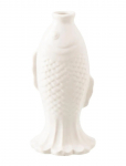 J-Line - Solif Fish Long Stnware Wh - Figuurid ja skulptuurid - W13.5CM