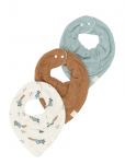 Fabelab - Bandana Bib 3-Pack - Air Plane Blue - Pudip&otilde;lled - ONE SIZE
