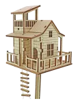 Winkee - Tiny Tree House Diy Set - Puidust kujud - H2CM