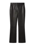 Calvin Klein - Faux Leather Flare Pant - Leather Leggings/trousers - 36