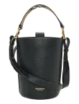 Burberry - Small Leather Bucket Bag - Paunkotid - ONE SIZE