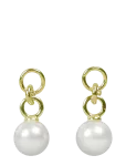 SN&Ouml; Of Sweden - Largo Pearl Pin Ear G/White - Onesize - Needid - ONE SIZE
