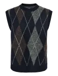 ONLY - Onlrhombus Argyle Vest Knt Noos - Kootud vestid - S
