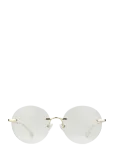 GLAS Eyewear - Grace Gold Rimless Readers - Reading Glasses - 3.0